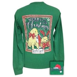 Girly Girl Merry Christmas Long Sleeve